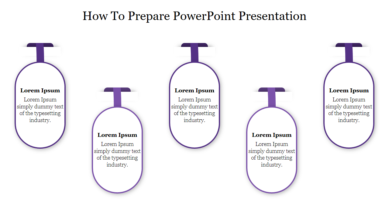 How To Prepare PowerPoint Presentation Stages - Purple Color
